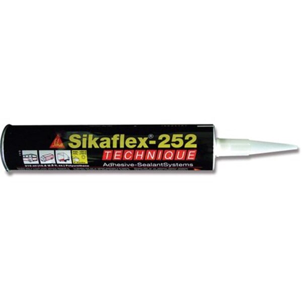 Sika 10 oz 252 Cartridge Bonding Adhesive, Black 911.1303 - main
