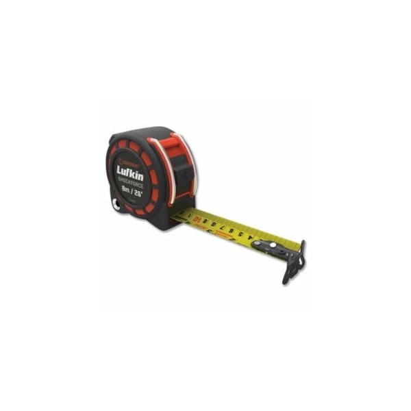 Crescent Lufkin Shockforce Nite Eye Dual-Sided Tape Measure, 1-3/16 in W x 25 ft L, CME Blade 182-L1125CME-02 - main