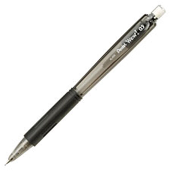 Pentel 0.7 mm Wow Retractable Tip Mechanical Pencil, Black PENAL407A - main
