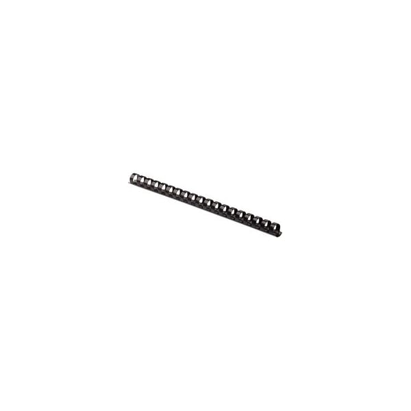 Fellowes SPINES, COMBND, 3/8in, BK, 100CT, 20PK 52325 - main