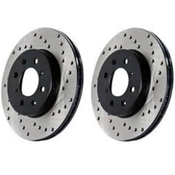 Olympian Athlete 12847018L 2002-2008 Subaru Impreza Brake Rotor - Front Left OL794351 - main