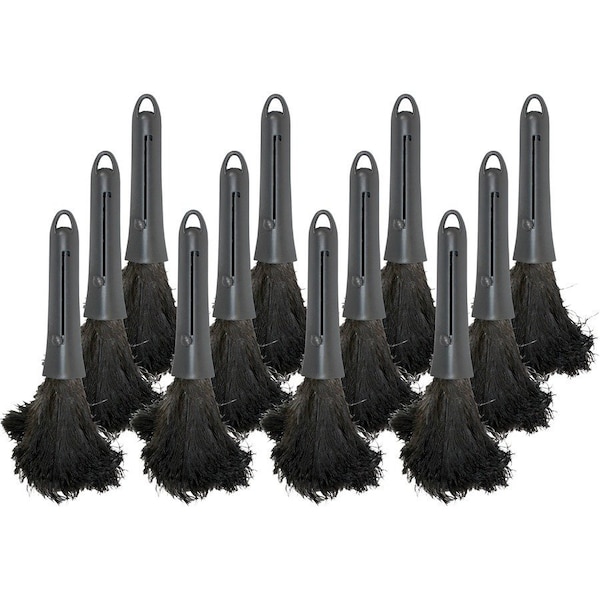 Genuine Joe Retractable Feather Duster - Plastic Handle, 12PK GJO90218CT - main