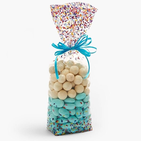 Nashville Wraps Confetti Sprinkles 1.4 mil Cello Bags, 3.5x2.25x12, 100PK 94143 - main