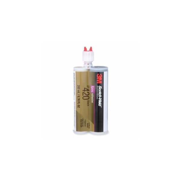 3M Scotch-Weld Epoxy Adhesive, DP420, 200 ml, Duo-Pak, Black 405-021200-41530 - main