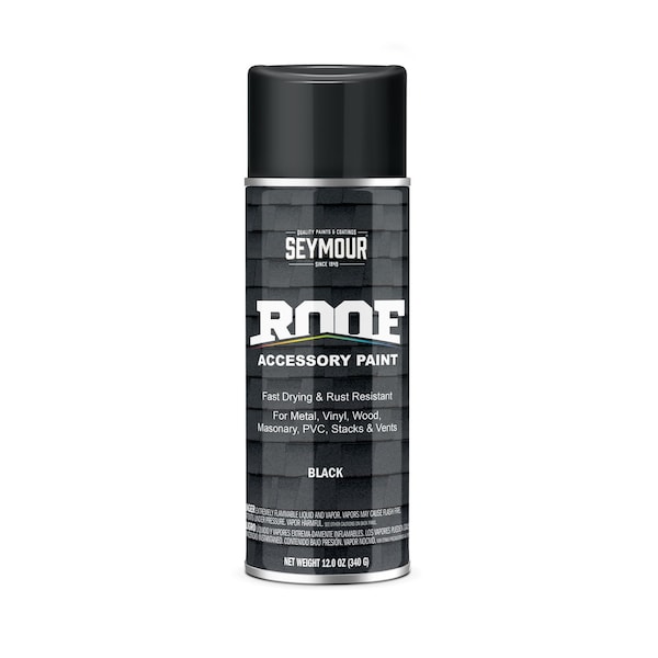 Seymour Of Sycamore Seymour Roof Accessory Paint, Flat Black 16-1706 - main