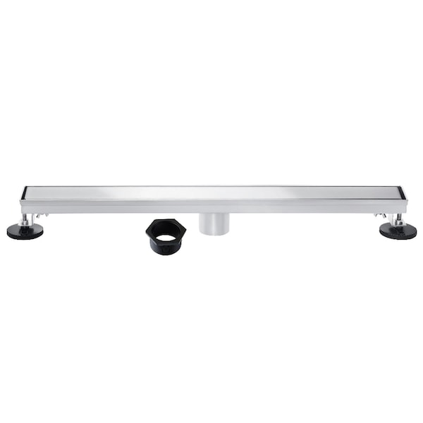 Kingston Brass 32-Inch Stainless Steel Linear Shower Drain with Reversible Tile Insert and Flat Grate BSF3221 - main