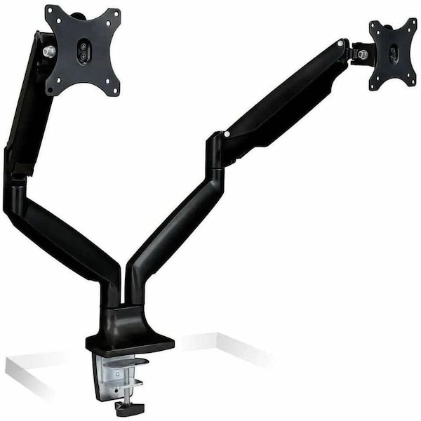 Mount-It Dual Monitor Desk Mount For 20"-32" Screens Black MI-1772B - main