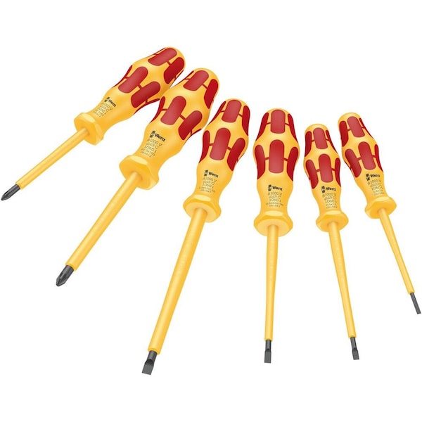 Wera 1060 i/1065 i/6 Kraftform VDE screwdriver set, 6 pieces 5051576001 - main