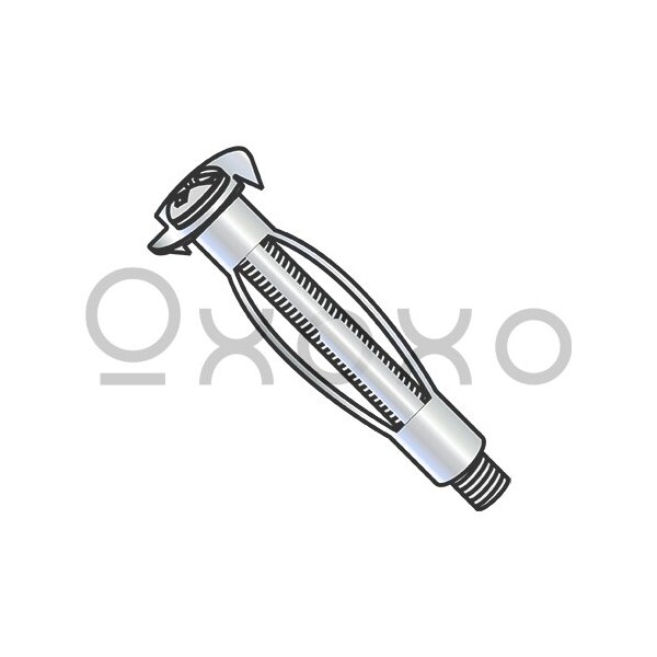 Oxoxo 1/4 EXTRA LONG Extra Long Hollow Wall Anchor Zinc, 25PK 285179 - main