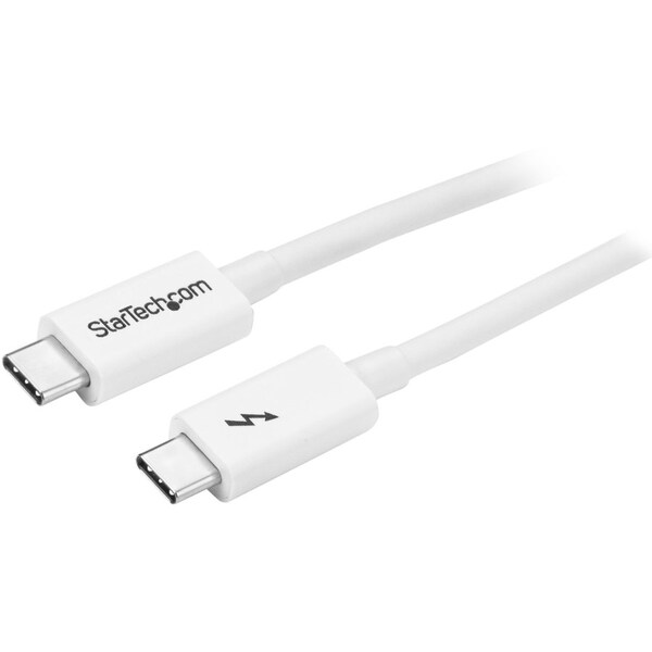 Startech.Com 3.3FT 1M PASSIVE THUNDERBOLT 3 CABLE - DELIVERS CONSISTENT 20 GBPS PERFORMANCE TBLT3MM1MW - main