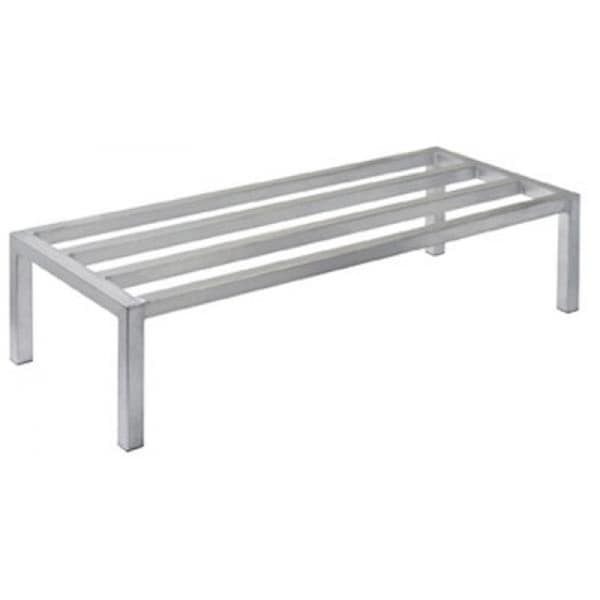 Focus Foodservice FocusFoodService 60 in. x 24 in. x 12 in. Standard Duty Alum Dunnage Rack FADR602412 - main