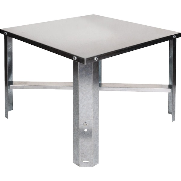 Ez-Flo Eastman Steel 18'' H. x 21'' L. x 21'' W. Water Heater Stand 86278 - main