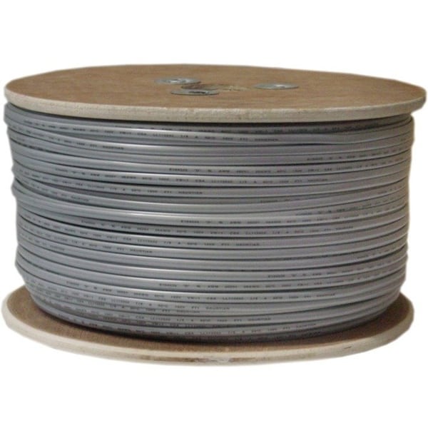 Cable Wholesale Bulk Phone Cord, Silver Satin, 26/4 (26 AWG 4 Conductor), Spool, 1000 foot 8604-1000F - main