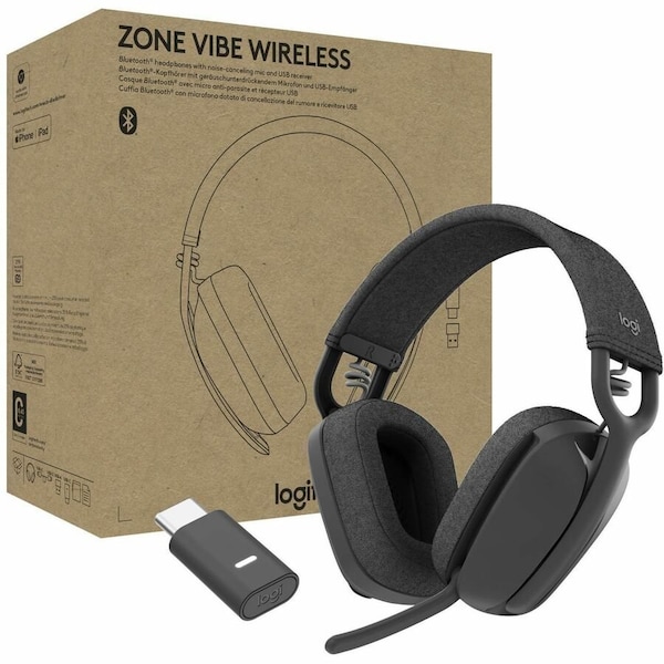 Logitech ZONE WIRELESS - GRAPHITE - TEAMS CERTIFIED VERSION 981-001156 - main