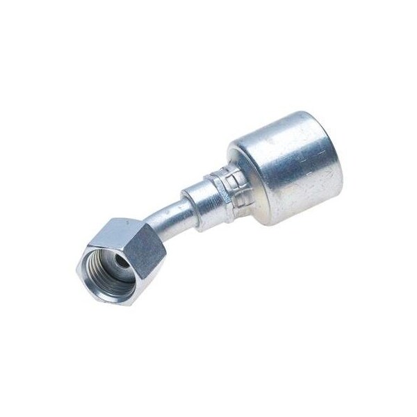 Gates Female Flat-Face O-Ring Swivel - 45 Bent Tube MegaCrimp G25235-2020 - main