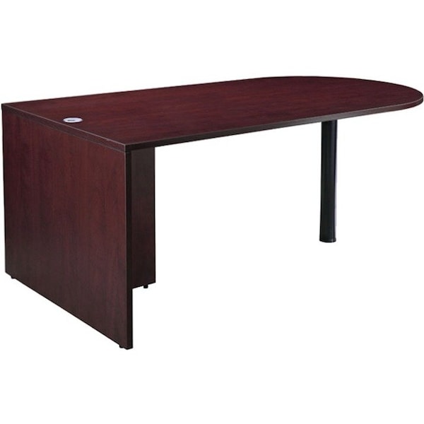 Boss Bullet Desk, Mahogany, 71"x35" N147-M - main