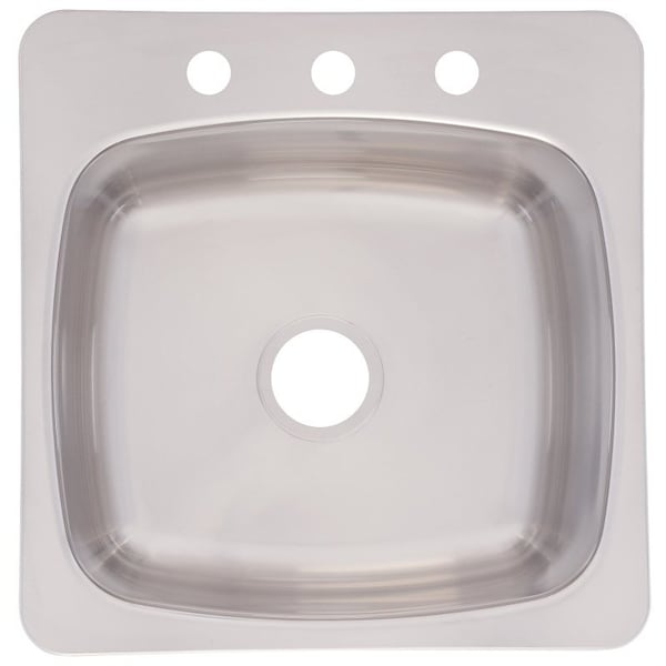 Franke FSL2020-3 Utility Sink, 18 in W Bowl, 10 in D Bowl, Stainless Steel FSL2020-3 - main