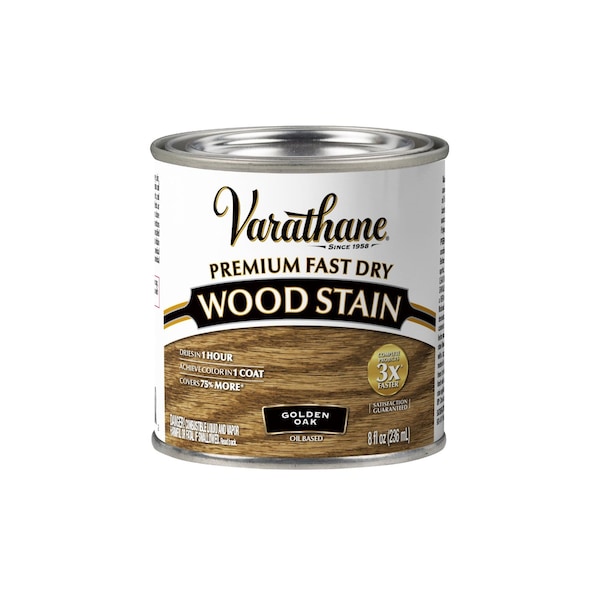 Varathane Premium Fast Dry Wood Stain, Golden Oak, 1/2 Pt 262021 - main