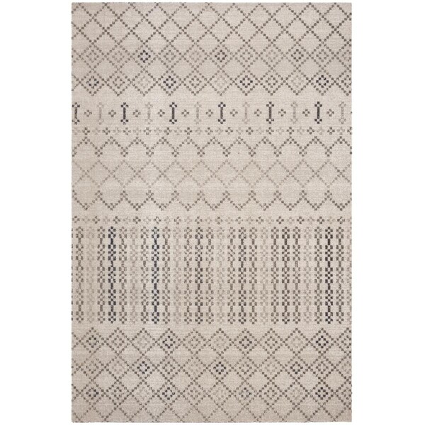 Safavieh 8 x 10 ft. Montage Bohemian Rectangular Area RugGrey & Black MTG216H-8 - main