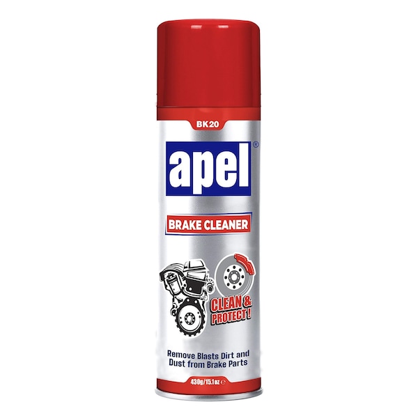 Apel BK20 Brake Cleaner Non-Chlorinated Brake Parts Cleaner for Disc, Pads, Calipers 15.1 fl oz BrakeClean-BK20-1pk - main