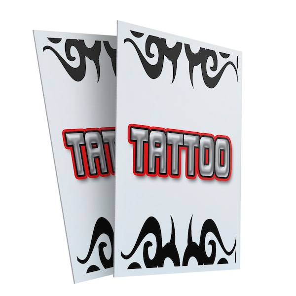 Signmission Tattoo1, Plastic Signs Only 24 Inch x 36 Inch, Corrugated Plastic, 2PK CSB-2436-2PACK-Tattoo1 - main