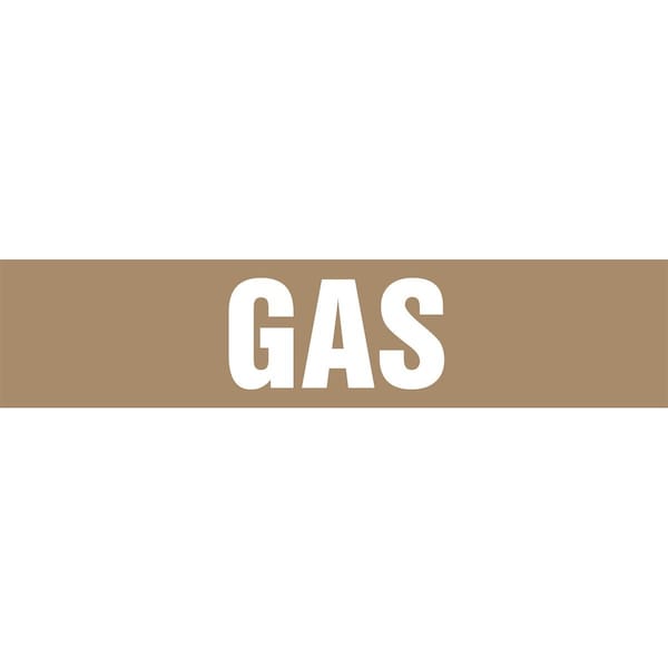 Accuform ASME ANSI PIPE MARKER GAS RPK347STB - main