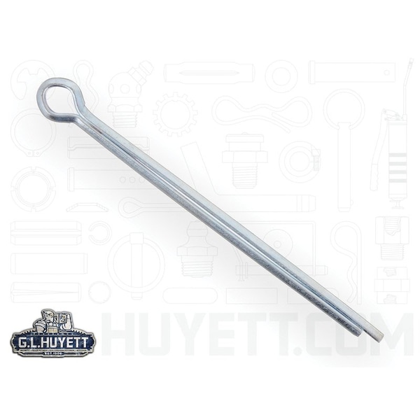 Huyett Cotter Pin, Zinc Plated Carbon Steel, 0.312 in Dia x 5.000 in Effective Length CP-312-5000 - main