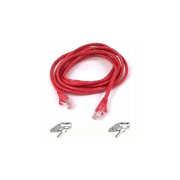 Belkin Patch Cable - Rj-45 (M) - Rj-45 (M) - 2 Ft - Utp - ( Cat 6 ) - Red A3L980-02-RED-S - main