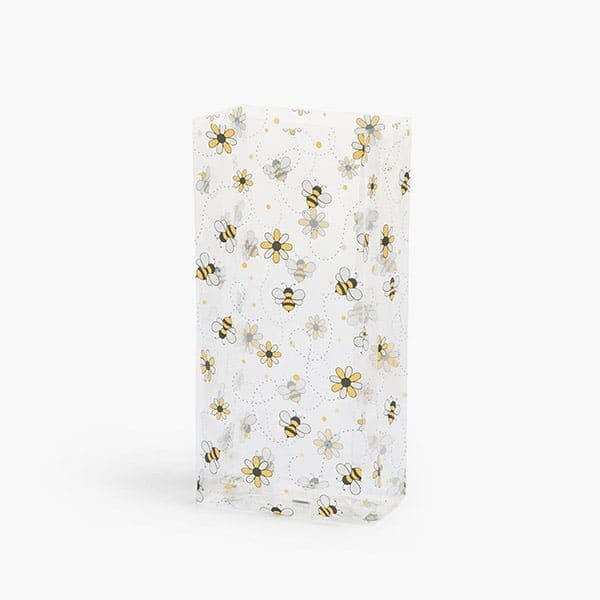 Nashville Wraps Busy Bees Cello Bags, 4x2.5x9.5, 100PK C2BBZB - main