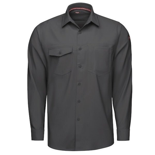 Red Kap Men's Work Shirt, Dark Gray, M TSM4CN - main