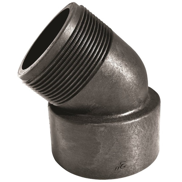 Green Leaf Se200-45hd 45degree 2 in.Mptx2 in.Fpt Street Elbow Blk Polypropyl 272190380 - main