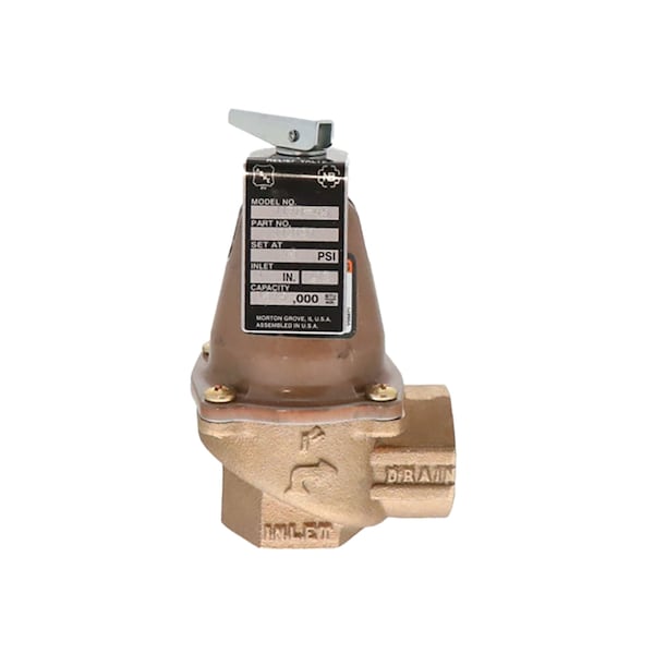 Bell & Gossett Relief Valve "45Hr 1575000 Btuh 110131 - main