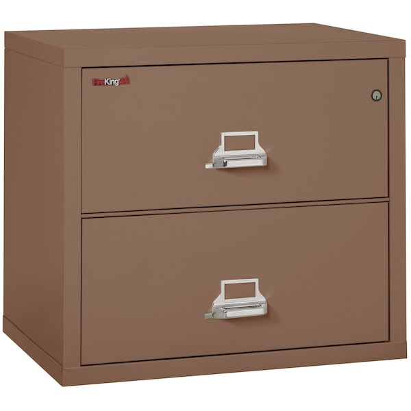 Fireking 2 Drawer, 1 Hr Fire & Impact Rated, 31" Wide Lateral Tan 2-3122-CTN - main