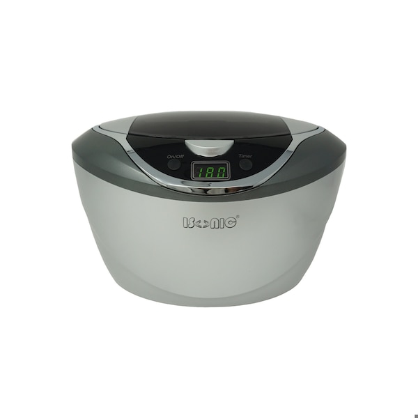 Isonic Digital Ultrasonic Cleaner, 0.8Qt/0.75L for large fashion sunglasses, jewelry D2840 - main