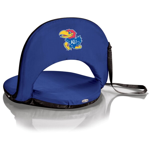 Picnic Time Family Of Brands NCAA Kansas Jayhawks Oniva Stadium Seat - Reclining Bleacher Seat with Back Support 626-00-138-244-0 - main