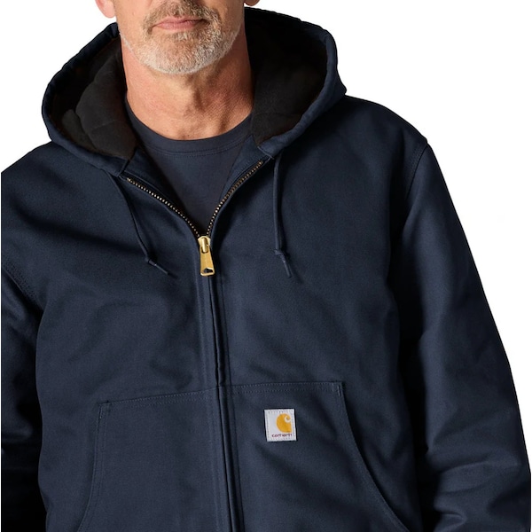 Carhartt Men's Jacket, Cotton, Navy, L 106673-DNYLREG - main
