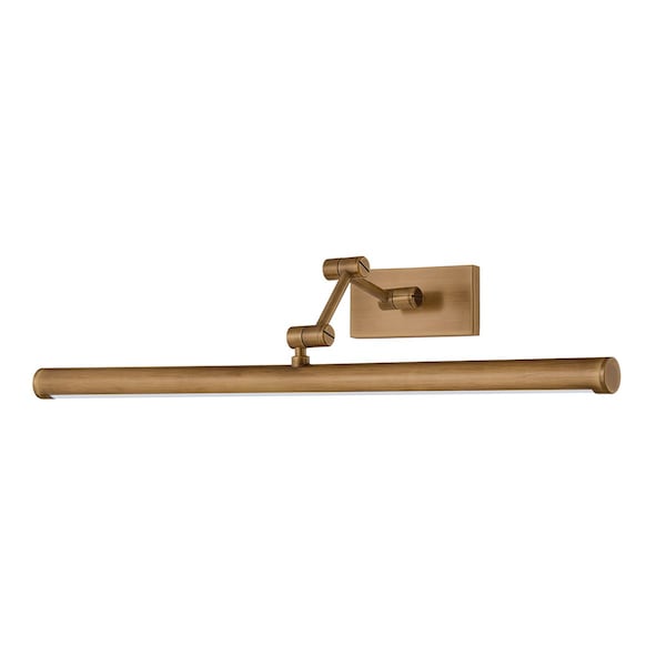 Troy Lighting Isaac Integrated LED Picture Light, Patina Brass, 24 In x 3.25 In B4204-PBR - main