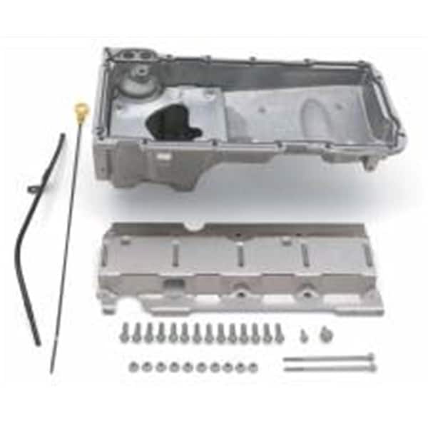 Gm Performance Parts 19212593 5 qt. Muscle Car Engine Oil Pan Rear Kit - Aluminum GMP19212593 - main
