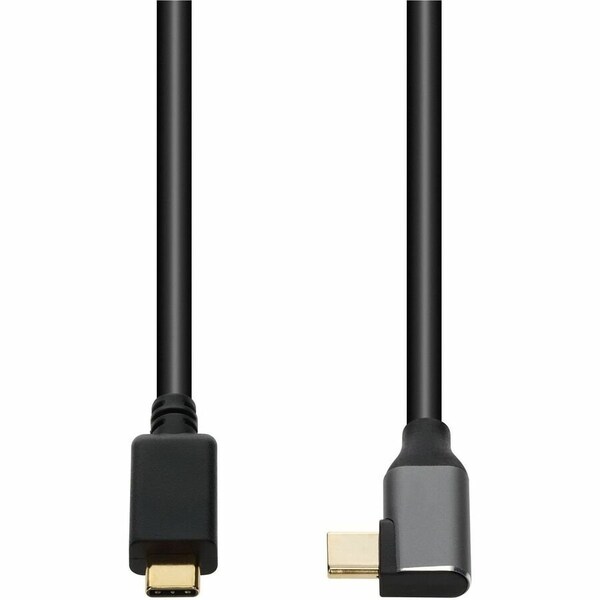 Add-On AddOn 6ft USB C 3.1 Male to USB C 3.1 Male Right Angled Black Cable USBC2USBCRT6FB - main