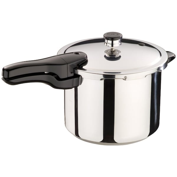 National Presto Presto Polished Stainless Steel Pressure Cooker 6 qt 01362 - main