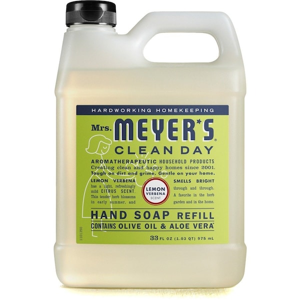 Sc Johnson Mrs.Meyers, CLEAN DAY LIQUID HAND SOAP, LEMON, 33 OZ, 6PK 651327 - main