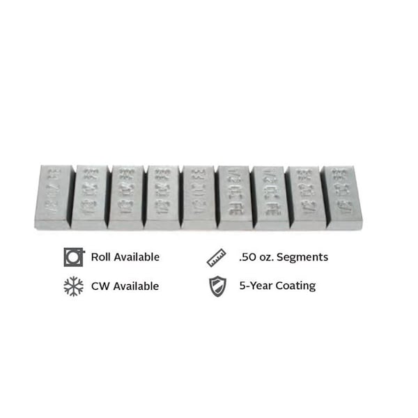 Perfect Equipment 0.5 oz Steel Roll Wheel Weight PWW300360STR - main