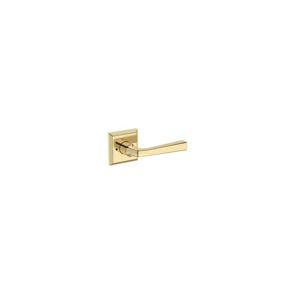 Baldwin Residential Door Levers Privacy Right Hand Non-Lacquered Brass PVKINTSR031 - main