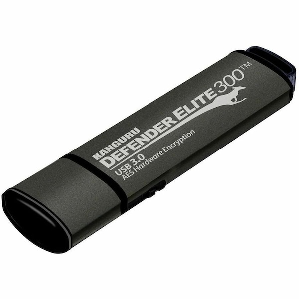 Kanguru DEFENDER ELITE300 FIPS 140-2 LEVEL 2 CERTIFIED SECURE FLASH DRIVE-512G-T KDFE300-512G - main