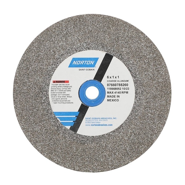 Saint-Gobain Abrasives 88260 6X1X1 WHEELS COARSE 07660788260 - main