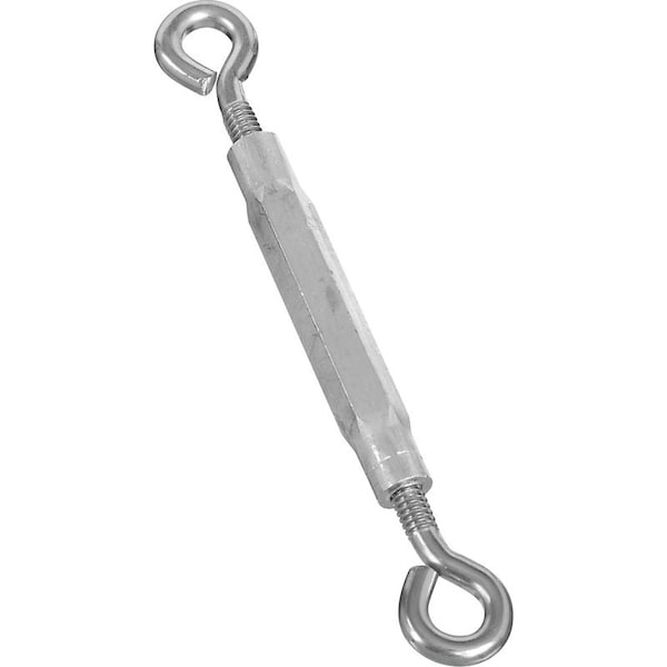 National Hardware 2171BC Series Turnbuckle, 65 lb Working Load, #10-24 Thread, Eye, 5-1/2 in L Take-Up N221-820 - main