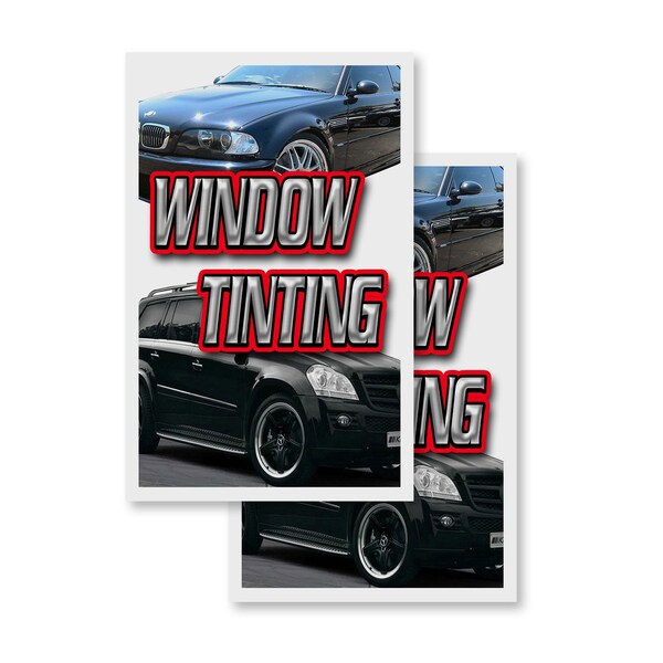 Signmission Window Tinting, Vinyl Decals Only 24 Inch x 36 Inch, Vinyl Decal, 2PK DSB-2436-2PACK-Window Tinting - main