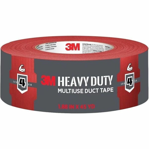3M Duct Tape, Heavy-Duty, 45 yd L, 1.88 in W, Red 2145-RD - main
