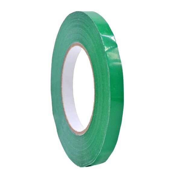 Wod Tape BSTC24PVC UPVC Bag Sealing Tape For Produce Packaging Dark Green: 3/8 in. x 180 yds, 96PK WOD BSTC24PVC-00375-96-180-DGR - main