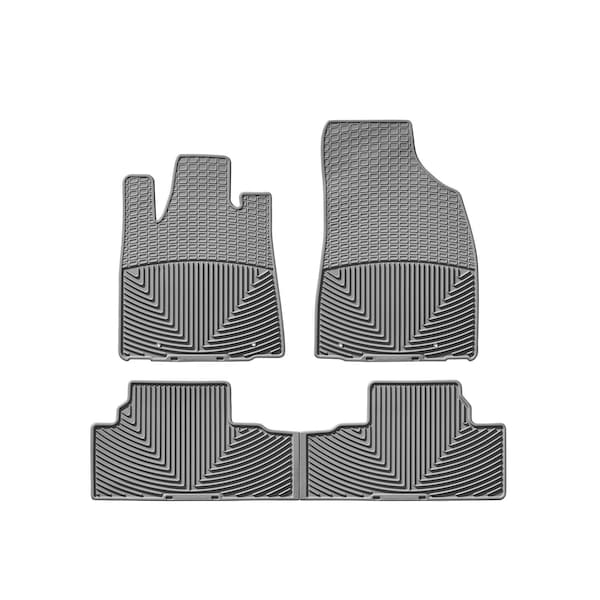Weathertech Grey, Front and Rear All Weather Floor Mats WTLG131132 - main